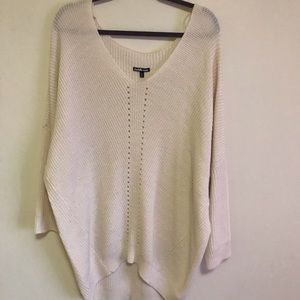 Oversized cream sweater